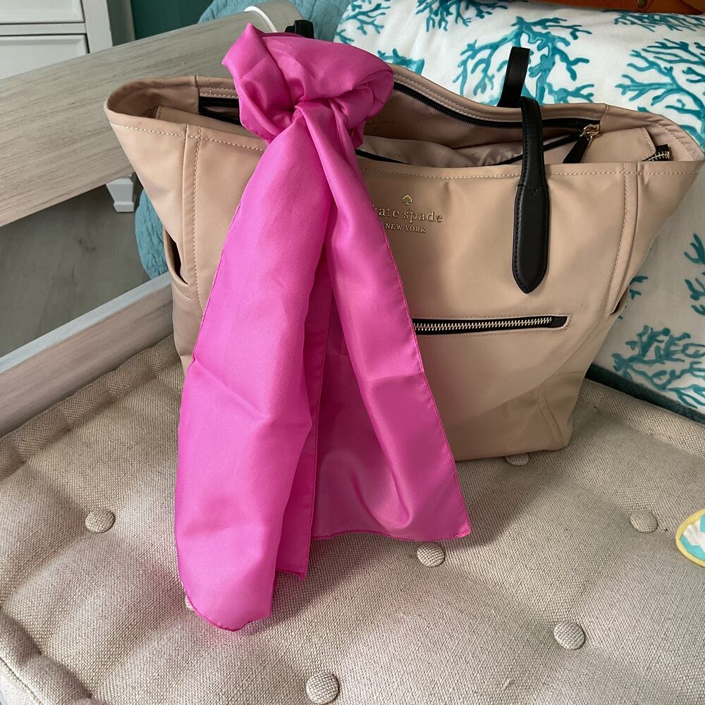 Womens Silky Scarf Accessory Purse Hair bow Coquette Core